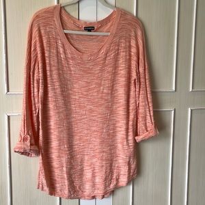 Express womens top size Large Peach
